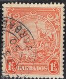 [Alegroría de Barbados. Sin inscripción "Postage & Revenue"., tipo Z4]