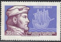 [450 Aniversario del descubrimiento del estrecho de Magallanes., tipo SY]