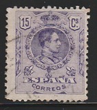 [King Alfonso XIII - Blue Control Numbers on Backside, Typ BG3]