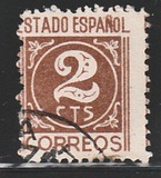 [Numeral Stamp - Inscription "REPUBLICA ESPANOLA", տեսակ GU]