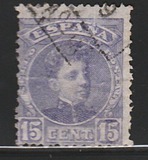 [King Alfonso XIII - Control Number on Backside - New Colors, tip AT12]