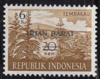 [Indonesia Postage Stamps of 1951, 1956 & 1960 Overprinted "IRIAN BARAT", type A3]