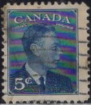 [King George VI - Inscription: "POSTES POSTAGE", type EN]