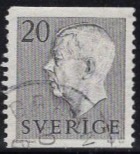 [King Gustaf VI Adolf of Sweden & Tree Crowns - Without Imprint, Typ DB9]