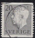 [King Gustaf VI Adolf of Sweden & Tree Crowns - Without Imprint, Typ DB9]