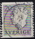 [King Gustaf VI Adolf of Sweden & Tree Crowns - Without Imprint, Typ DB9]