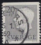 [King Gustaf VI Adolf of Sweden & Tree Crowns - Without Imprint, Typ DB9]