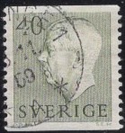 [King Gustaf VI Adolf of Sweden & Tree Crowns - Without Imprint, Typ DB9]