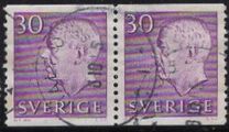 [King Gustaf VI Adolf of Sweden & Tree Crowns - New Colors and Values, Tipi FA57]