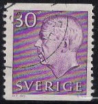 [King Gustaf VI Adolf of Sweden & Tree Crowns - New Colors and Values, Tipi FA57]