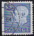 [King Gustaf VI Adolf of Sweden & Tree Crowns - New Colors and Values, type FA60]