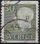 [King Gustaf VI Adolf of Sweden & Tree Crowns - New Colors and Values, type FA67]