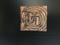 [Value Stamps - Black Print on Colored Paper, type A]