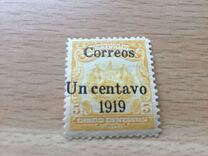 [Postal Tax Stamps Surcharged "Correos - Un centavo - 1919", type CW1]