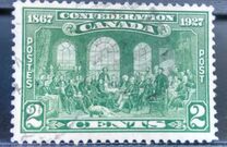 [The 60th Anniversary of the Founding of the Dominion of Canada, Inscription: "1867 Confederation 1927", 類型 AS]