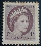 [Queen Elizabeth II - Stamps of 1954 with 2 Fluorescent Stripes, տեսակ GT6]