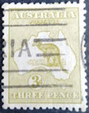 [Definitive Issues - Kangaroo and Map, type A4]