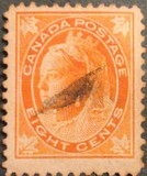 [Queen Victoria - Maple Leaf in Corners, type P6]