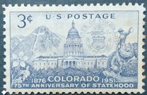 [The 75th Anniversary of Colorado Statehood, type RN]