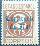 [Spanish Postage Stamps Overprinted "TERRITORIO DE IFNI", type A2]