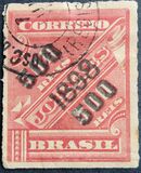 [Newspaper Stamps of 1889 Surcharged, type BB3]