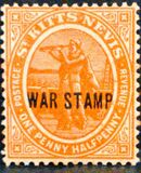 [Not Issued Stamp Overprinted "WAR STAMP", type D]