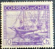 [The 400th Anniversary of Discovery of Chile, type CJ]