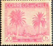 [The 400th Anniversary of Discovery of Chile, type CK]