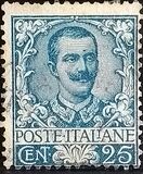 [Definitives - Eagle with Coat of Arms - Victor Emmanuel III, 1869-1947, tip AK2]