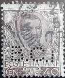 [Definitives - Eagle with Coat of Arms - Victor Emmanuel III, 1869-1947, tip AK3]