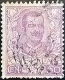 [Definitives - Eagle with Coat of Arms - Victor Emmanuel III, 1869-1947, tip AK5]