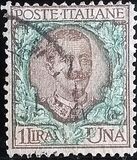 [Definitives - Eagle with Coat of Arms - Victor Emmanuel III, 1869-1947, tip AL]