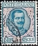 [Definitives - Eagle with Coat of Arms - Victor Emmanuel III, 1869-1947, tip AL1]