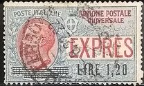[Express Letter Stamps - Overprinted with New Value, Typ BJ]