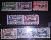 [Falkland Islands Postage Stamps Overprinted "SOUTH GEORGIA DEPENDENCY OF.", type A]