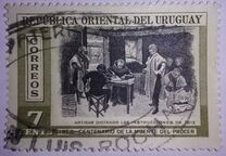 [The 100th Anniversary of the Death of General Jose Artigas, 1764-1850, тып LT]