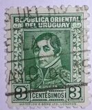 [General Jose Artigas - With Imprint "IMPRENTA NACIONAL" Bottom Right, type IW6]
