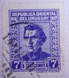 [General Jose Artigas - With Imprint "IMPRENTA NACIONAL" Bottom Right, type IW8]
