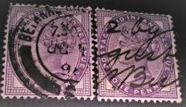 [Queen Victoria - Inscription "POSTAGE AND INLAND REVENUE", type AI2]