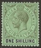 [King George V - Different Watermark, type J16]
