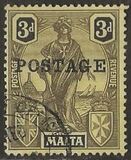[Allegorical Stamps Overprinted "POSTAGE", jenis T18]
