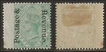 [Overprinted "Postage & Revenue.", type AO4]