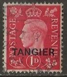 [King George VI - Great Britain Postage Stamps Overprinted "TANGIER", نوع F1]