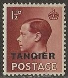 [King Edward VIII - Great Britain Postage Stamps Overprinted "TANGIER", Tip D2]
