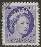 [Queen Elizabeth II - Normal Paper, See 1962 for Fluorescent Stripes, jenis GT3]