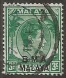 [Straits Settlements Postage Stamps Overprinted "B M A MALAYA" in Black or Red Colour, نوع A2]