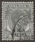 [Straits Settlements Postage Stamps Overprinted "B M A MALAYA" in Black or Red Colour, نوع A4]