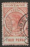[Queen Victoria - Inscription "POSTAGE" - Thin Letters, Tipe P1]