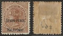 [Queen Victoria - Not Issued Stamps Surcharged in Black, type L9]