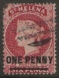 [Queen Victoria - Not Issued Stamps Surcharged. New Watermark, type B29]